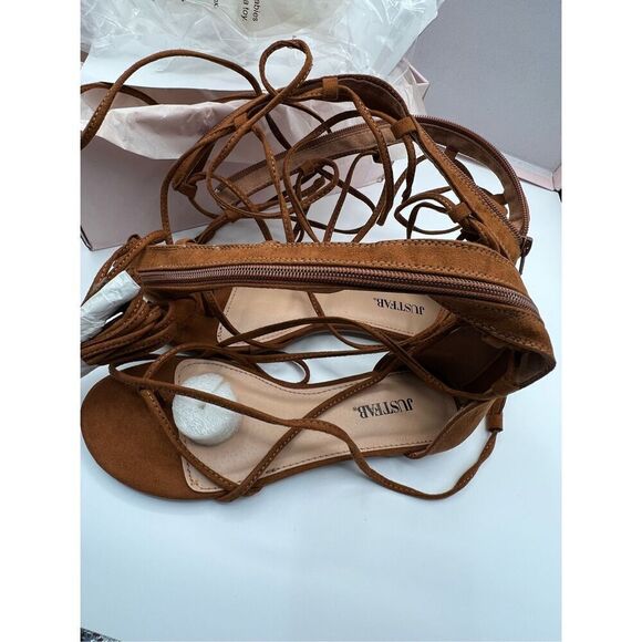 Just fab amaya flat sandals cognac - Picture 8 of 8